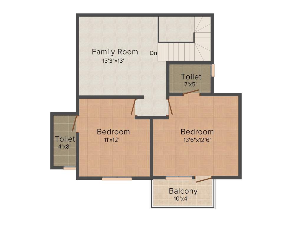 Unishire Projects Pvt Ltd Panamera 3BHK+3T (1,772 sq ft)