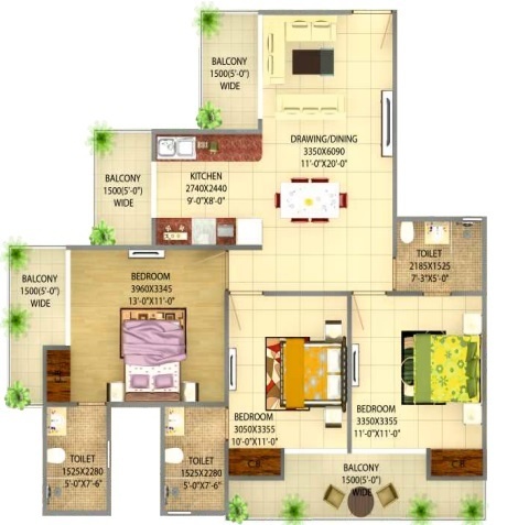 central Floor Plan Floor Plan