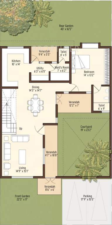 Good Resonance (3BHK+4T (2,615 sq ft) Study Room 2615 sq ft)