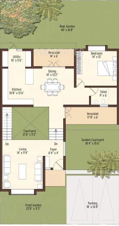 Good Resonance (3BHK+3T (2,985 sq ft) Study Room 2985 sq ft)
