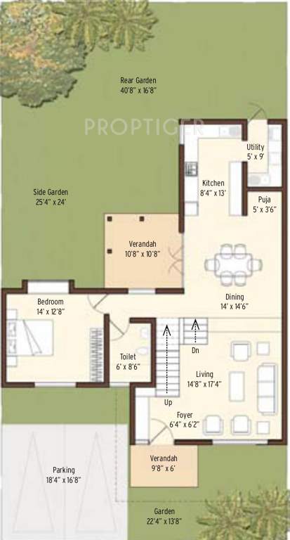 Good Resonance (3BHK+3T (2,440 sq ft) Study Room 2440 sq ft)
