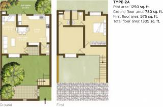 Good Footprints (2BHK+2T (1,305 sq ft) 1305 sq ft) Good Footprints (2BHK+2T (1,305 sq ft) 1305 sq ft)