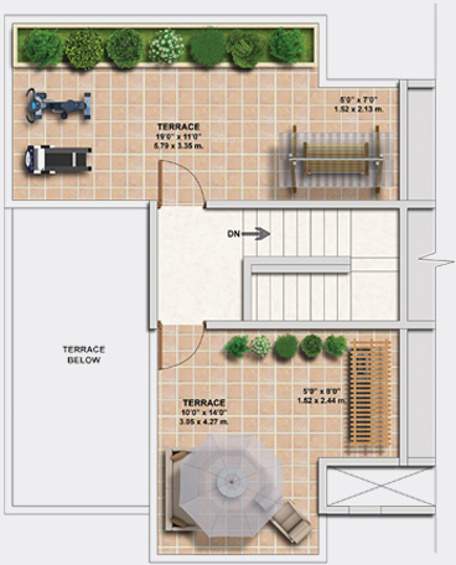  ivy villa Floor Plan Terrace Floor Plan