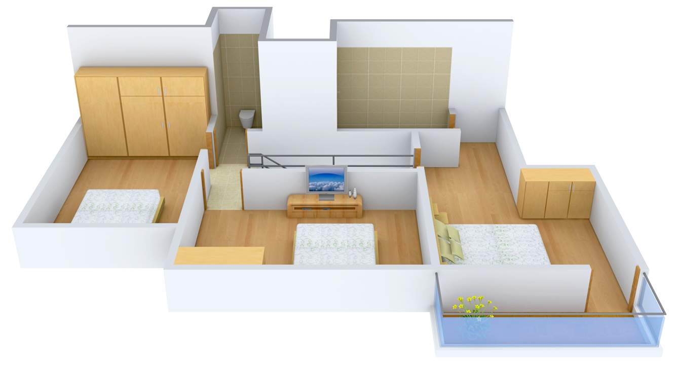 Unishire Projects Pvt Ltd Panamera 3BHK+3T (1,711 sq ft)