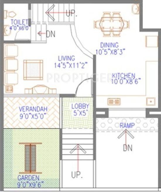A P Akshay Villas (2BHK+3T (1,455 sq ft) 1455 sq ft)