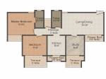 Neelsidhi Amarante (2BHK+2T (1,242 sq ft) 1242 sq ft)
