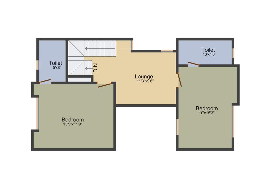 Bhandari Chrrysalis (3BHK+3T (1,975 sq ft) 1975 sq ft)