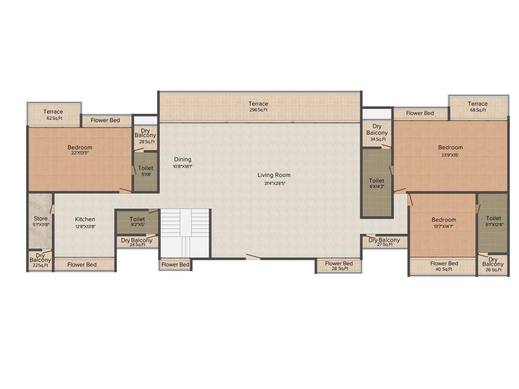 Shah Kingdom (5BHK+5T (6,900 sq ft) 6900 sq ft)