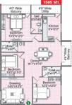 Pavani Pleasant (3BHK+3T (1,595 sq ft) 1595 sq ft) Pavani Pleasant (3BHK+3T (1,595 sq ft) 1595 sq ft)