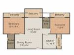 Tejas Ganpat Apartment (2BHK+2T (1,061 sq ft) 1061 sq ft)