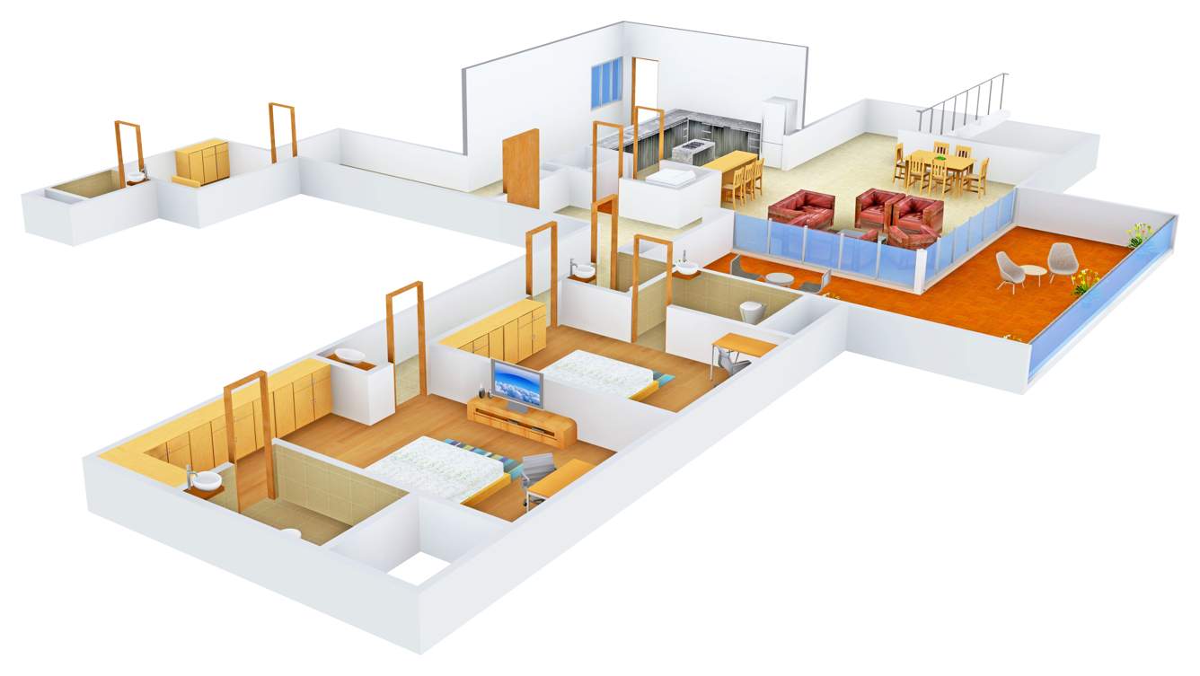 Marvel Kyra (4BHK+4T (6,470 sq ft) + Servant Room 6470 sq ft)