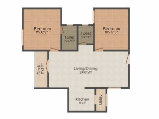 Sidharth Upscale (2BHK+2T (1,071 sq ft) 1071 sq ft) Sidharth Upscale (2BHK+2T (1,071 sq ft) 1071 sq ft)