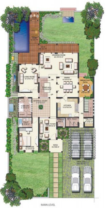  tatvam villas Floor Plan Ground Floor Plan