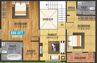 BM Harvest (3BHK+3T (2,066 sq ft) 2066 sq ft) BM Harvest (3BHK+3T (2,066 sq ft) 2066 sq ft)