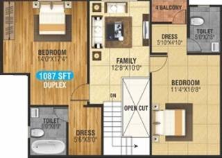 BM Harvest (3BHK+3T (2,207 sq ft) 2207 sq ft) BM Harvest (3BHK+3T (2,207 sq ft) 2207 sq ft)