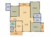 Brigade Lakeview (3BHK+3T (2,250 sq ft) Servant Room 2250 sq ft)