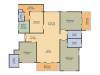 Brigade Lakeview (3BHK+3T (2,320 sq ft) Servant Room 2320 sq ft)