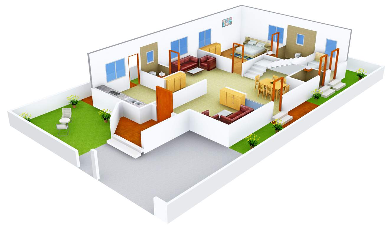 Aditya Eden Woods (4BHK+4T (3,930 sq ft)   Study Room 3930 sq ft)