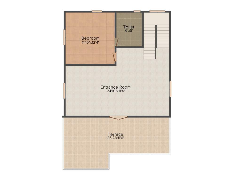 LGCL Beautiful World 4BHK+4T (2,801 sq ft)