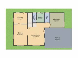 Modi Sterling Homes (5BHK+6T (3,131 sq ft)   Servant Room 3131 sq ft)