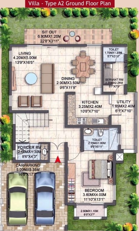  silver oak Floor Plan Ground Floor Plan