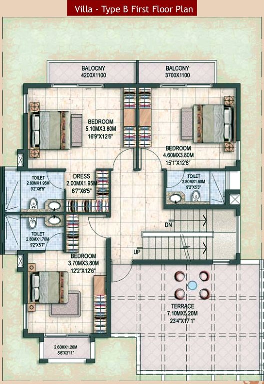 Prestige Silver Oak (4BHK+7T (4,144 sq ft) + Servant Room 4144 sq ft)