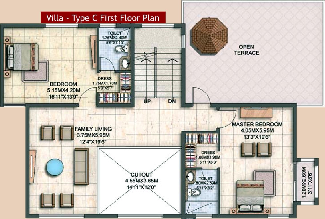 Prestige Silver Oak (4BHK+5T (5,059 sq ft) + Servant Room 5059 sq ft)