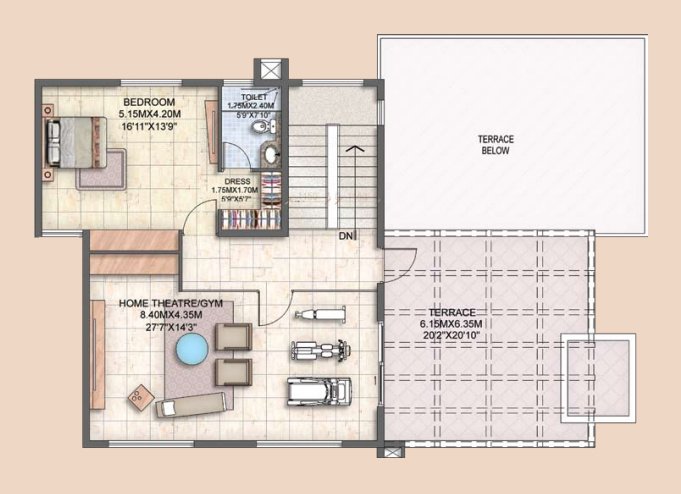  silver oak Floor Plan Second Floor Plan