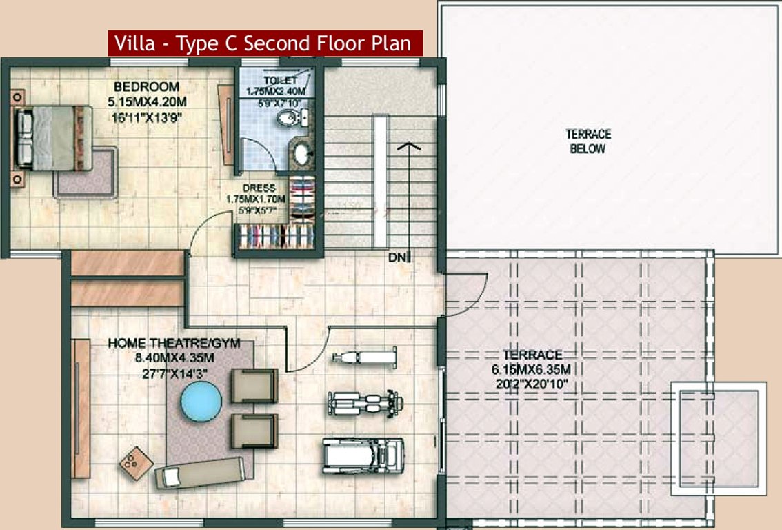 Prestige Silver Oak (4BHK+5T (5,059 sq ft) + Servant Room 5059 sq ft)
