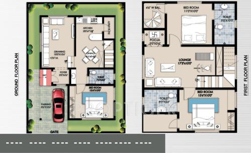 VINTCS Sanguine Homes (3BHK+3T (1,472 sq ft)   Pooja Room 1472 sq ft)