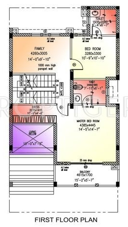 golf link villas Floor Plan First Floor Plan