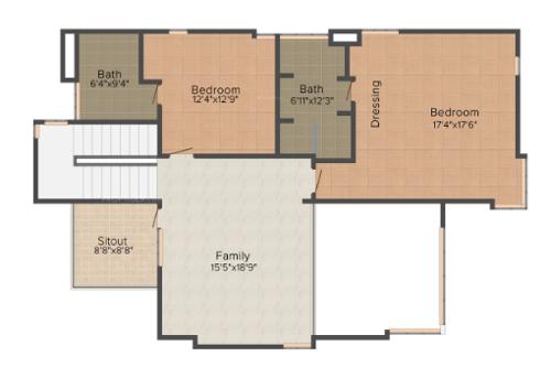  luxury-villas Floor Plan Ground Floor Plan
