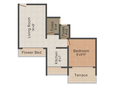 KK Moreshwar (1BHK+1T (650 sq ft) 650 sq ft)