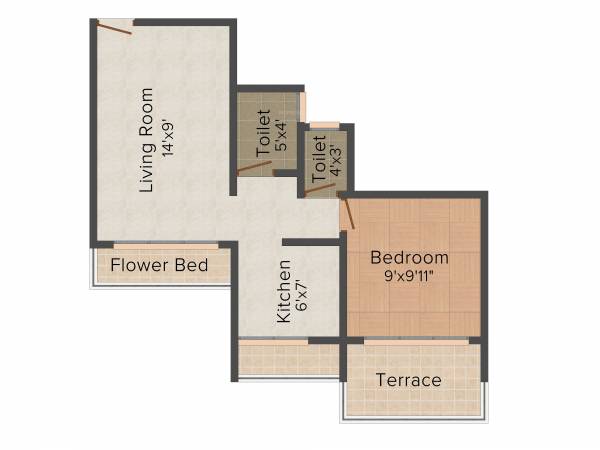 KK Moreshwar (1BHK+1T (650 sq ft) 650 sq ft)