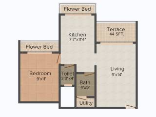 Shree Pratham (1BHK+1T (663 sq ft) 663 sq ft) Shree Pratham (1BHK+1T (663 sq ft) 663 sq ft)