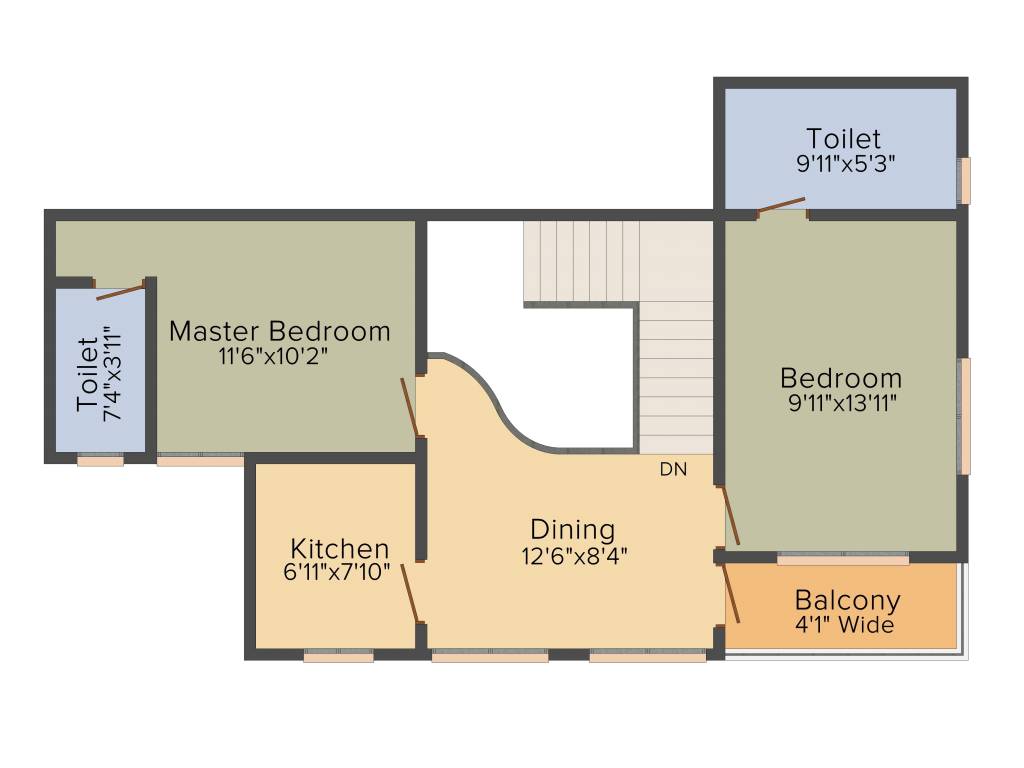 Deeshari Megacity (4BHK+5T (1,867 sq ft) 1867 sq ft)