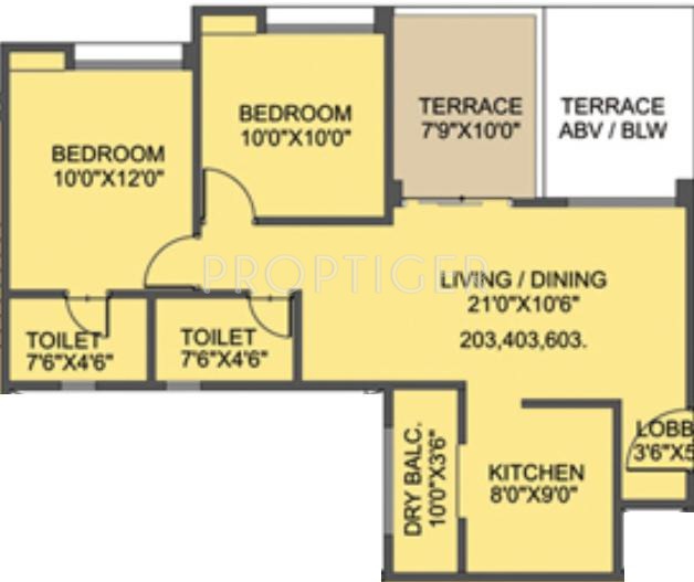 PS Splendour County (2BHK+2T (920 sq ft) 920 sq ft) PS Splendour County (2BHK+2T (920 sq ft) 920 sq ft)