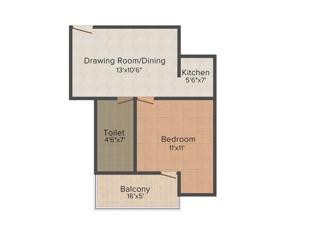 Avj Heightss (1BHK+1T (600 sq ft) 600 sq ft)