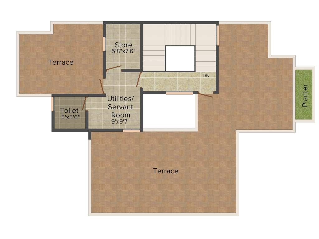 Unitech Birch Court (4BHK+5T (2,868 sq ft)   Servant Room 2868 sq ft) Unitech Birch Court (4BHK+5T (2,868 sq ft)   Servant Room 2868 sq ft)