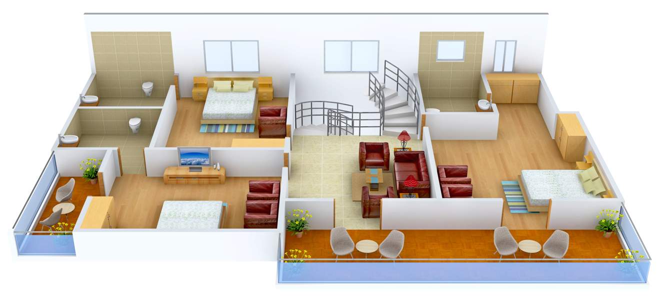 Prestige Oasis (4BHK+5T (3,960 sq ft) + Servant Room 3960 sq ft)