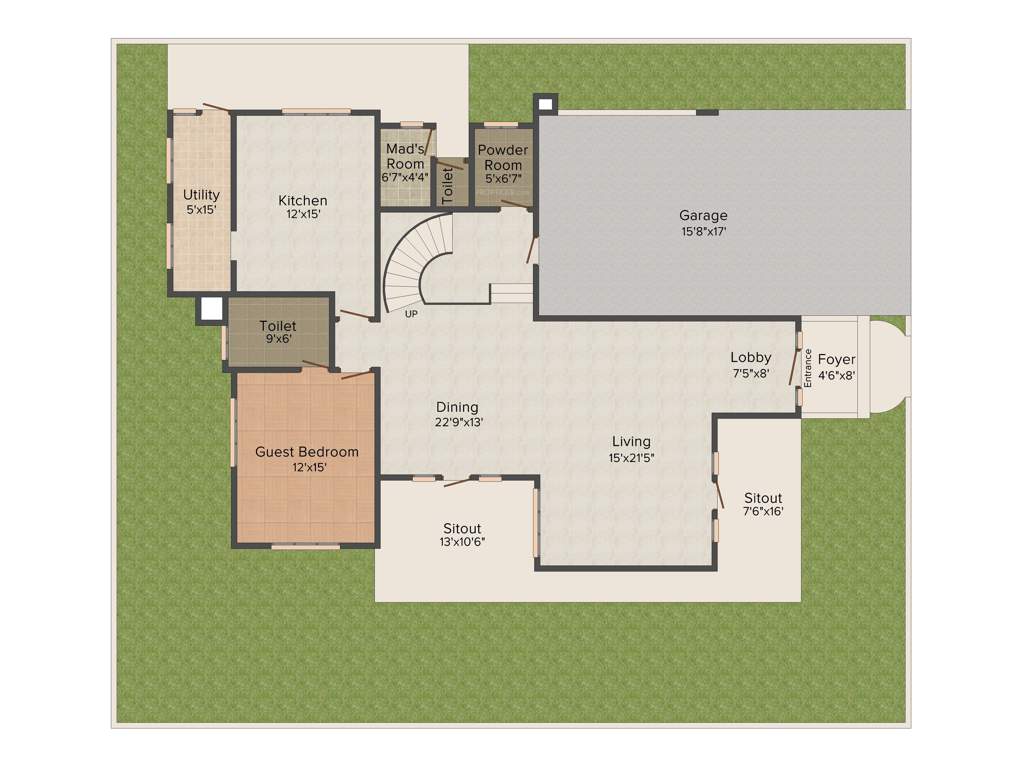 Prestige Oasis (4BHK+5T (3,840 sq ft) + Servant Room 3840 sq ft)