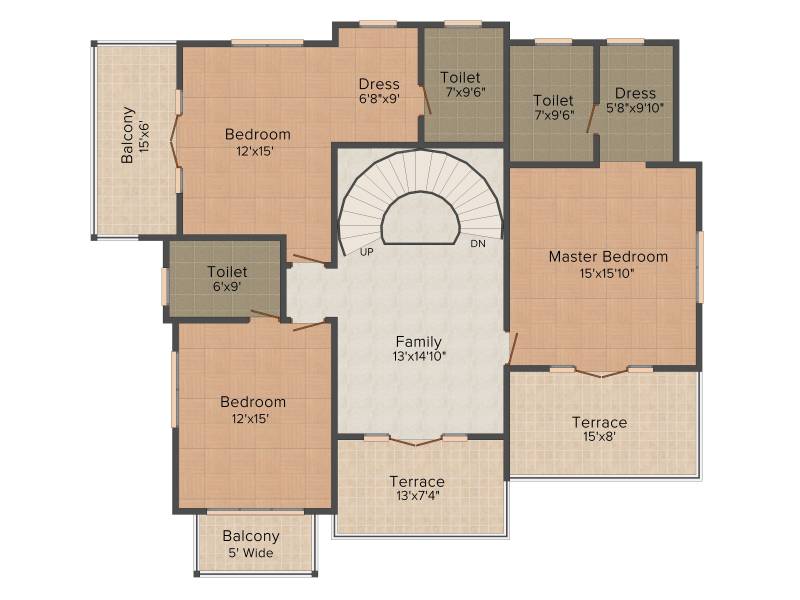 Prestige Oasis (4BHK+5T (3,840 sq ft) + Servant Room 3840 sq ft)