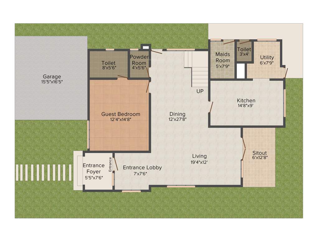 Prestige Oasis (3BHK+3T (2,710 sq ft) + Servant Room 2710 sq ft)