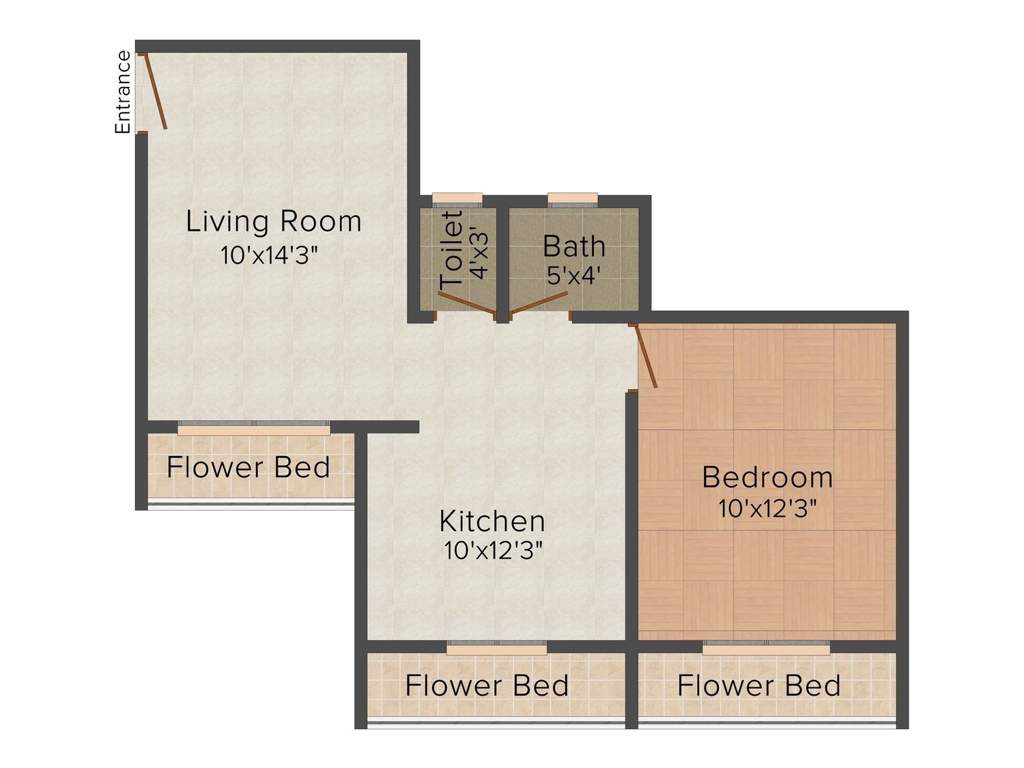 Happy Home Sarvodaya Enclave (1BHK+1T (720 sq ft) 720 sq ft)