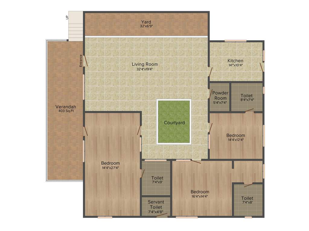 LA TIM Land Development Serenity Villas (3BHK+4T (2,600 sq ft) + Servant Room 2600 sq ft)