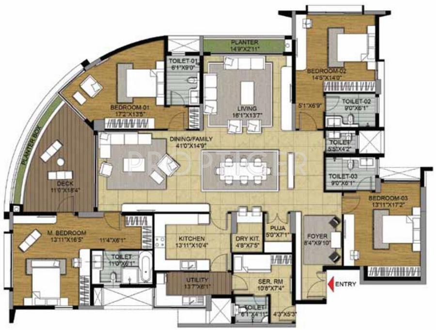 Brigade Caladium (4BHK+5T (4,000 sq ft) Servant Room 4000 sq ft) Brigade Caladium (4BHK+5T (4,000 sq ft) Servant Room 4000 sq ft)