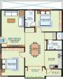 Floor Plan (2BHK+2T (1,190 sq ft) 1190 sq ft) Propulsive Paradise Floor Plan (2BHK+2T (1,190 sq ft) 1190 sq ft)