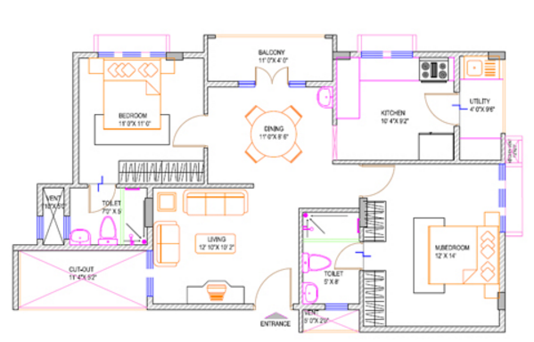  heights Floor Plan Floor Plan