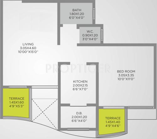 VTP Urban Life (1BHK+1T (653 sq ft) 653 sq ft) VTP Urban Life (1BHK+1T (653 sq ft) 653 sq ft)