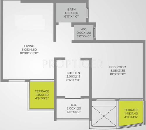 VTP Urban Life (1BHK+1T (590 sq ft) 590 sq ft) VTP Urban Life (1BHK+1T (590 sq ft) 590 sq ft)